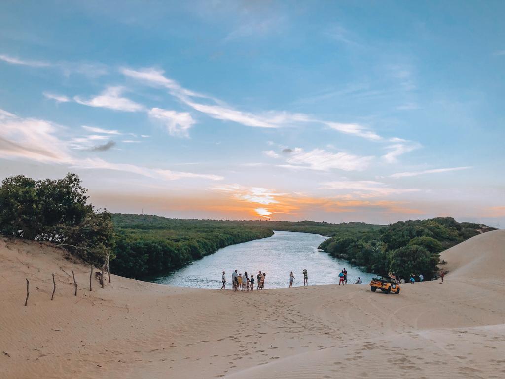 Passeio de buggy por do sol de moitas, rio aracatiaçú